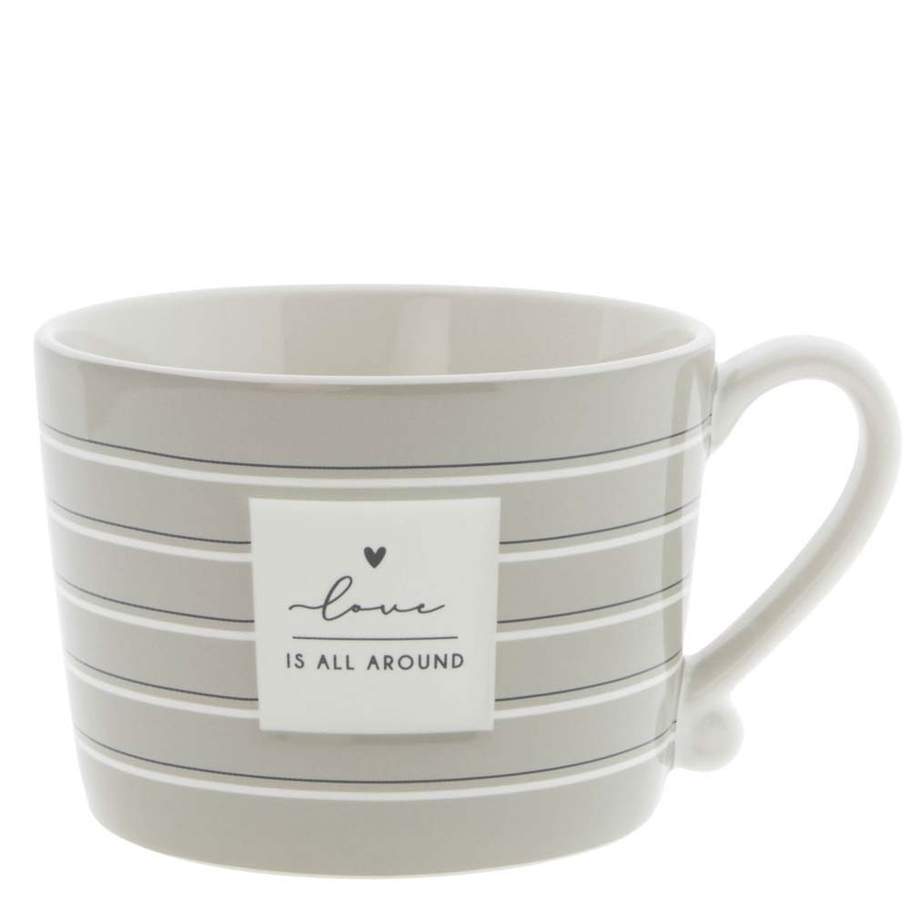 Bastion Collections Tasse Love is all around titane