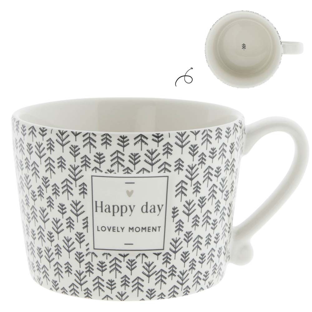 Bastion Collections Tasse Happy Day black