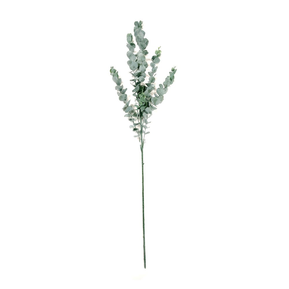 Kunstblume Eukalyptus Zweig ±88cm graugrün
