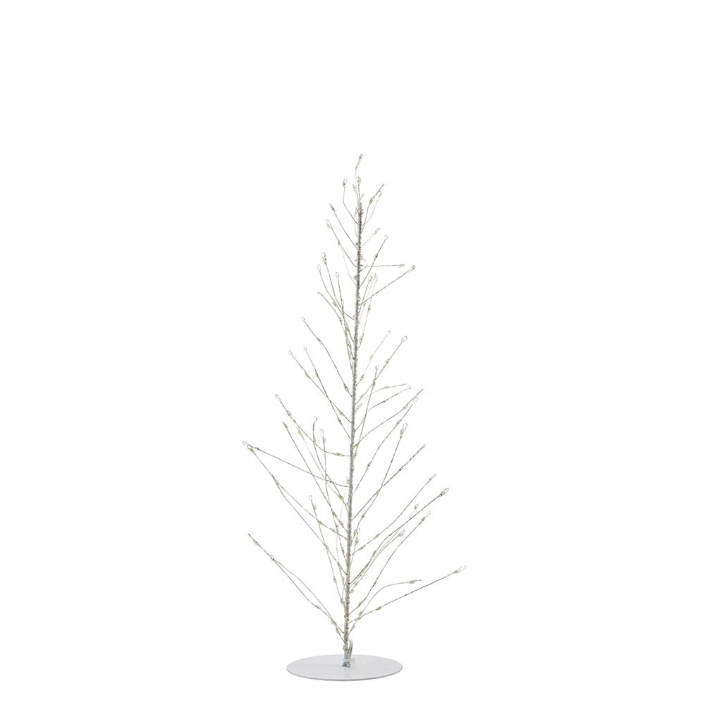 Weihnachtsbaum Glow Led-Leuchten H45 cm weiß
